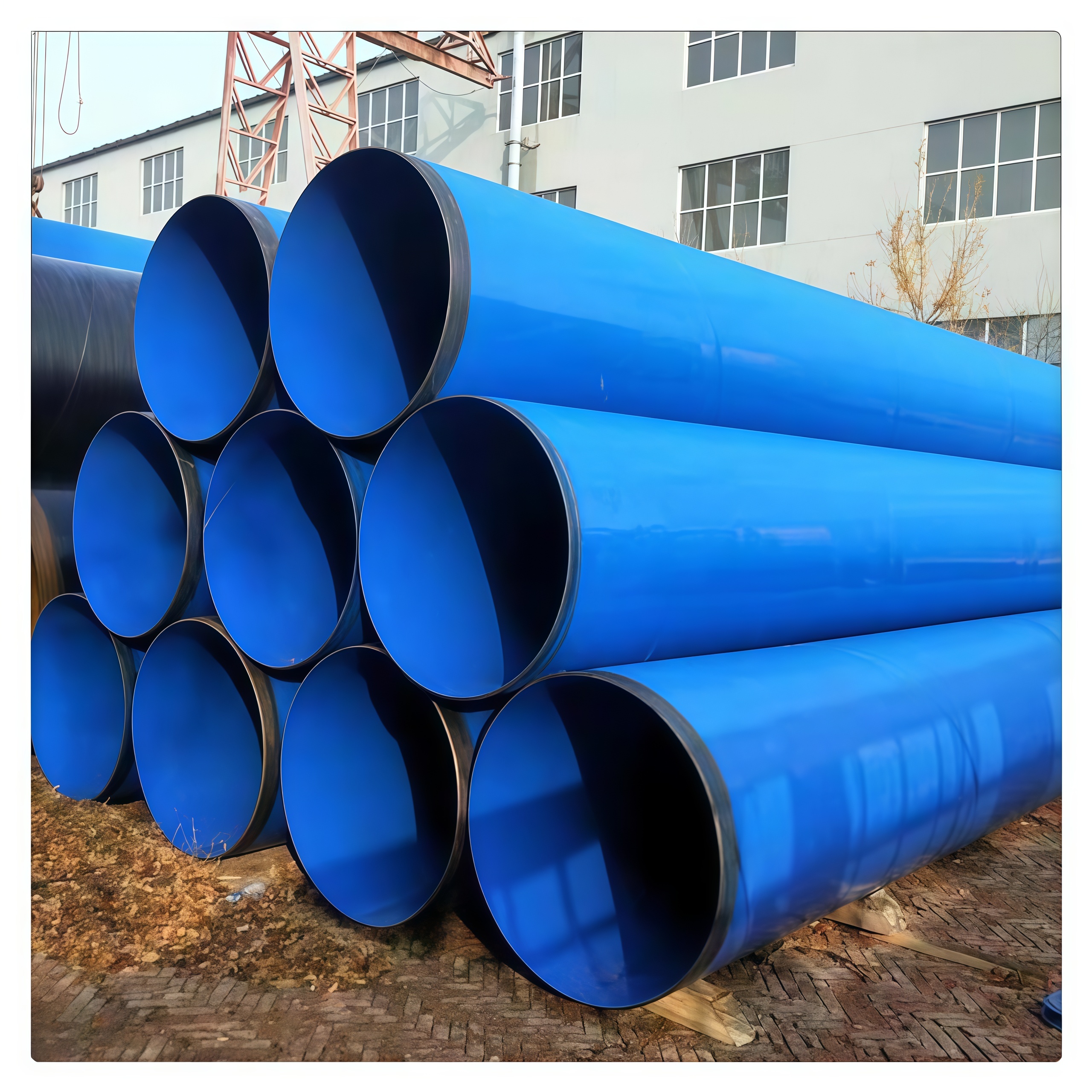 Polyurethane insulated steel pipe