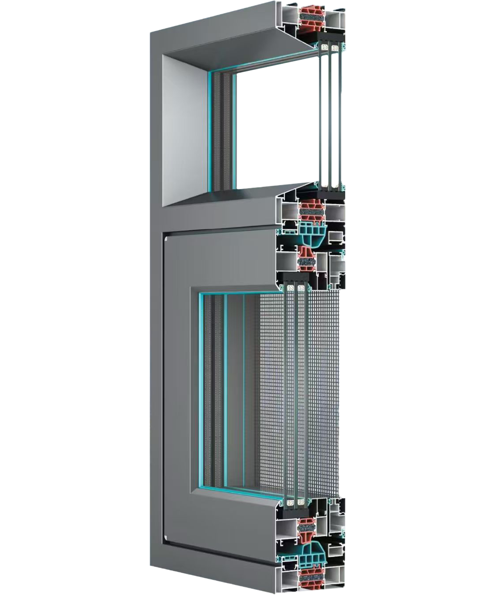 96 Series - Double Internal Opening System Window