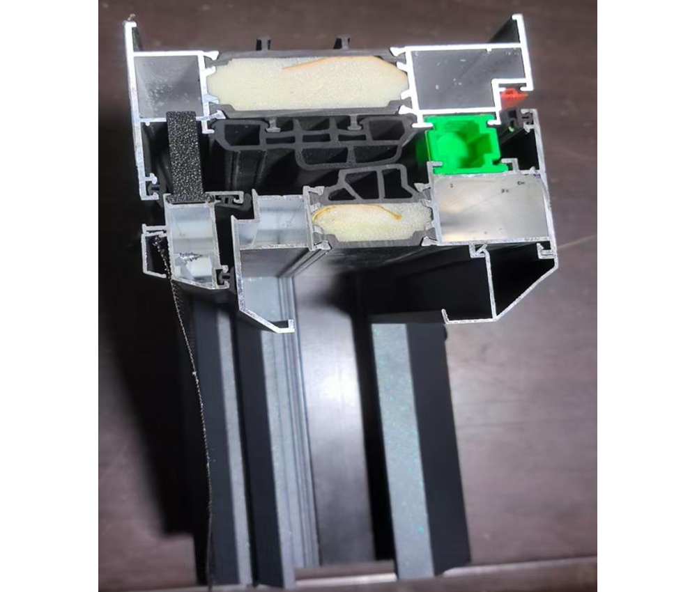 AL100 Series - Flat Frame Fan Double Internal Opening System Window