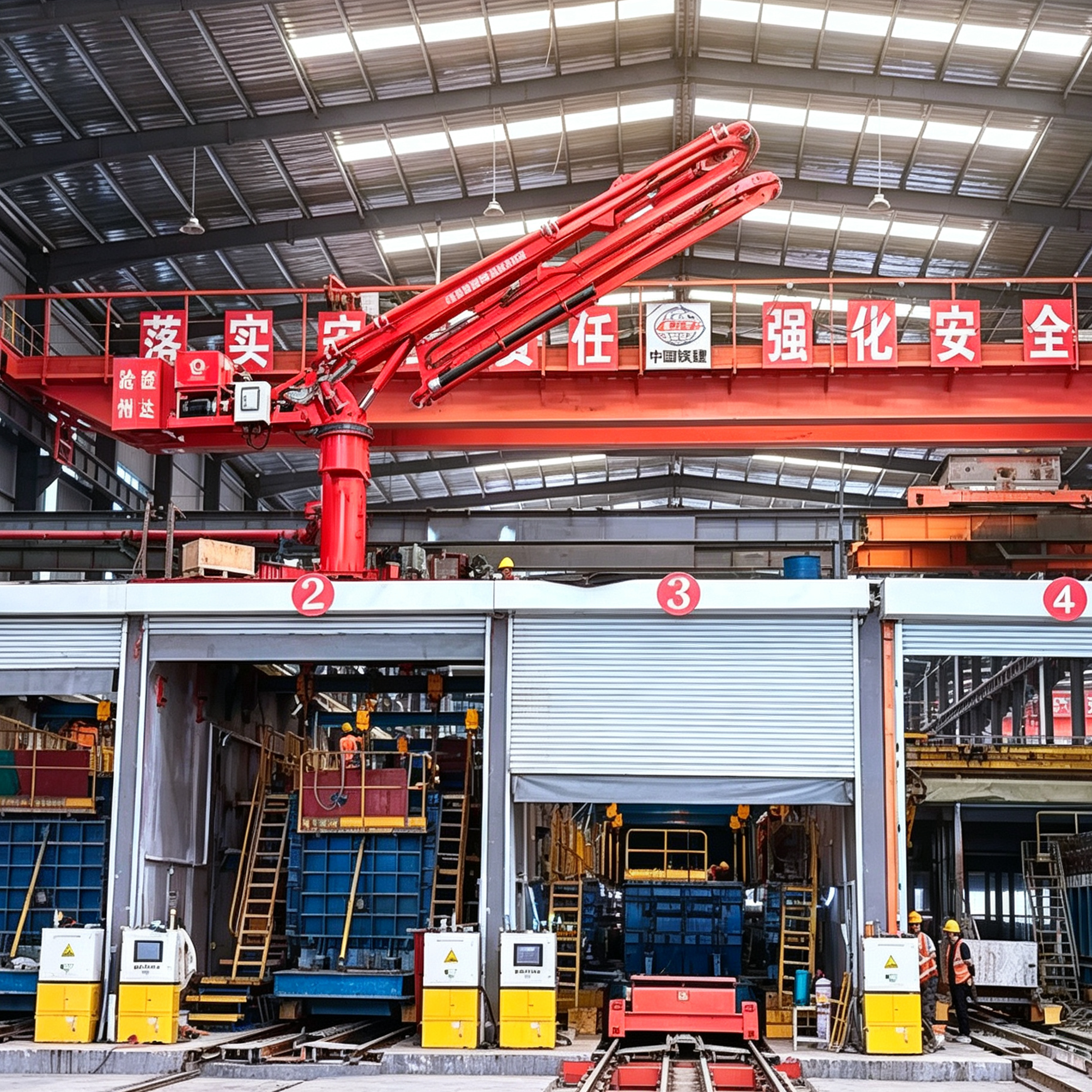 Precast Girder Yard Placing Boom