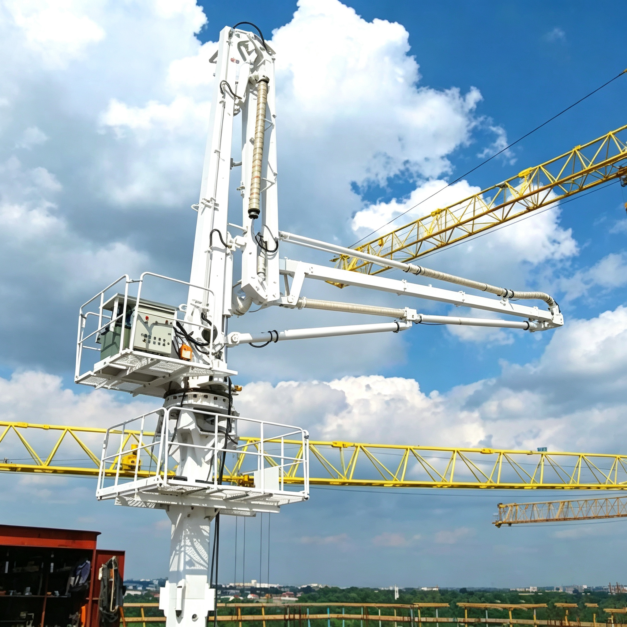 Floor-mounted Hydraulic Concrete Placing Boom