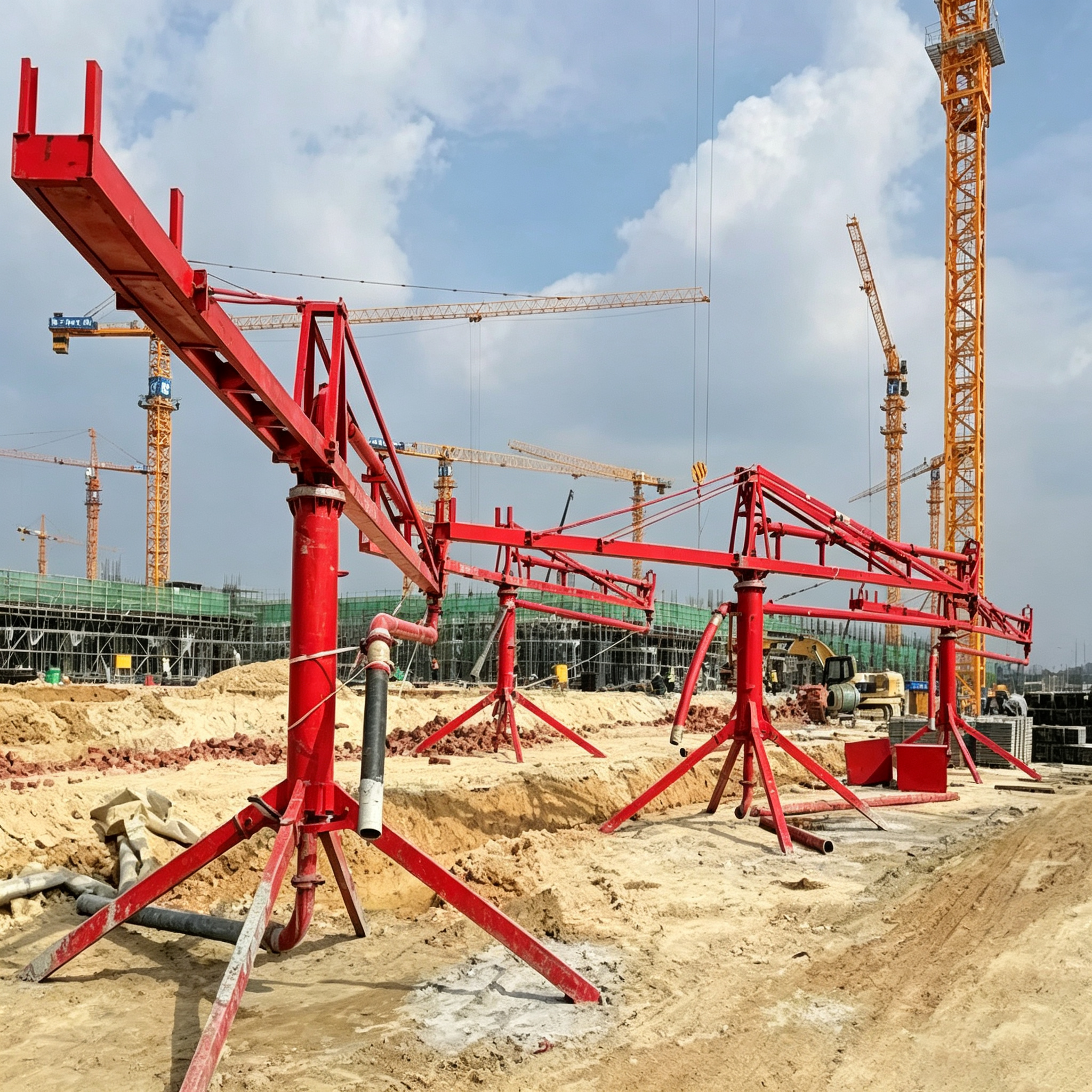 Manual Concrete Placing Boom