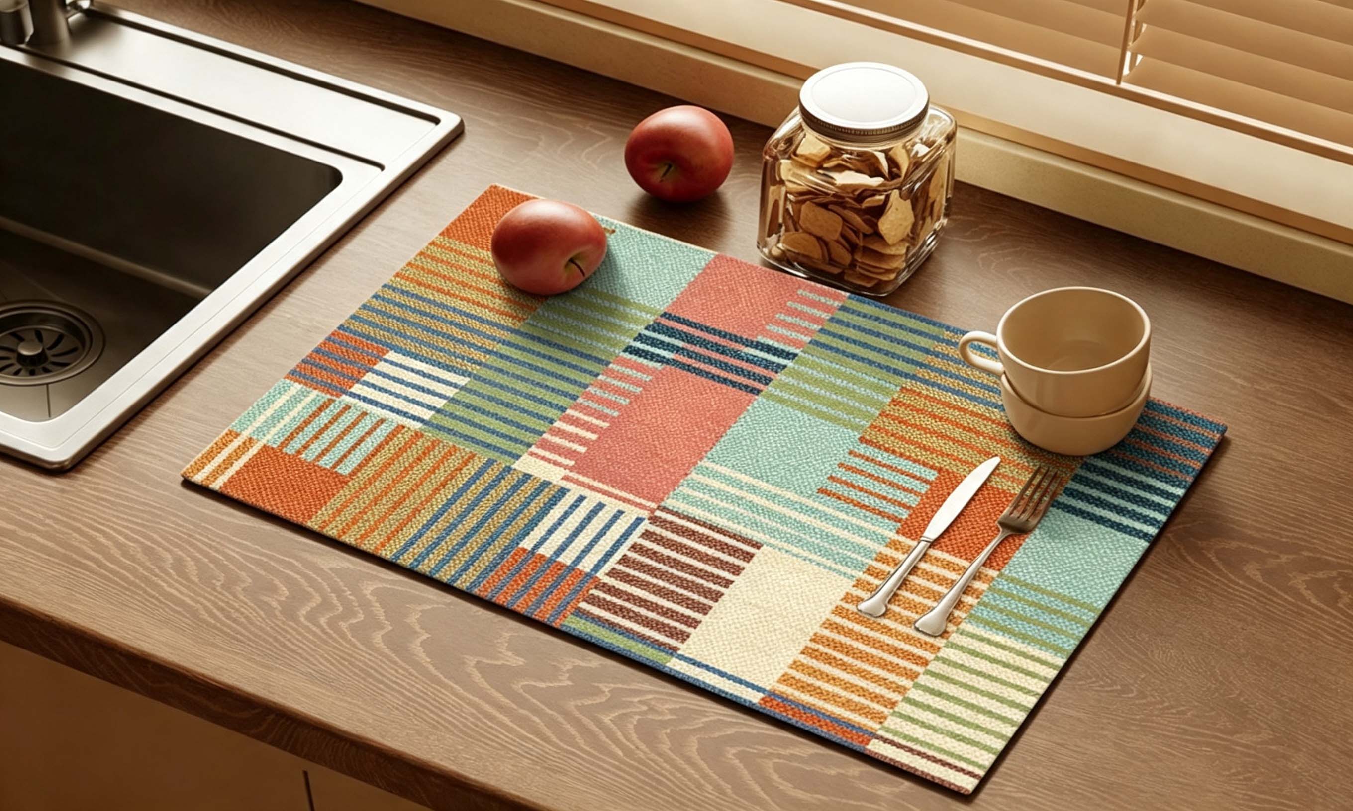 American‑Style Dish Drying Mat
