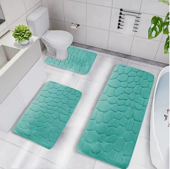 Coral Fleece Bathroom Mat