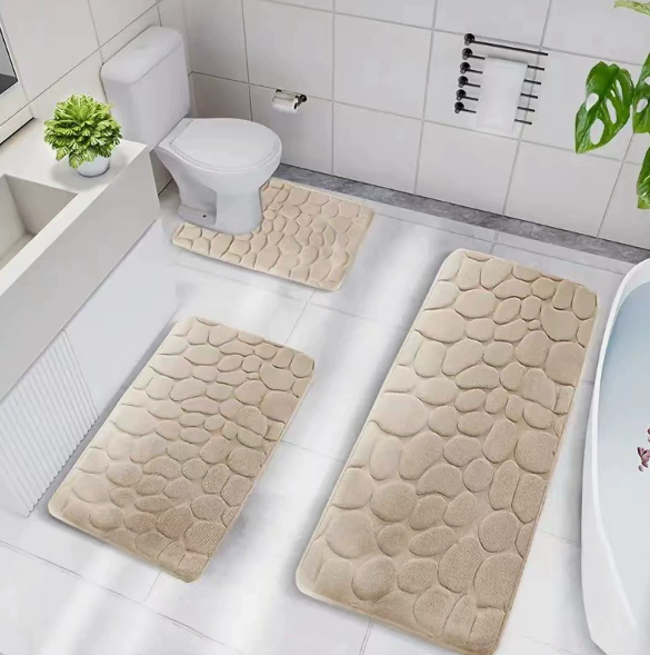 Coral Fleece Bathroom Mat