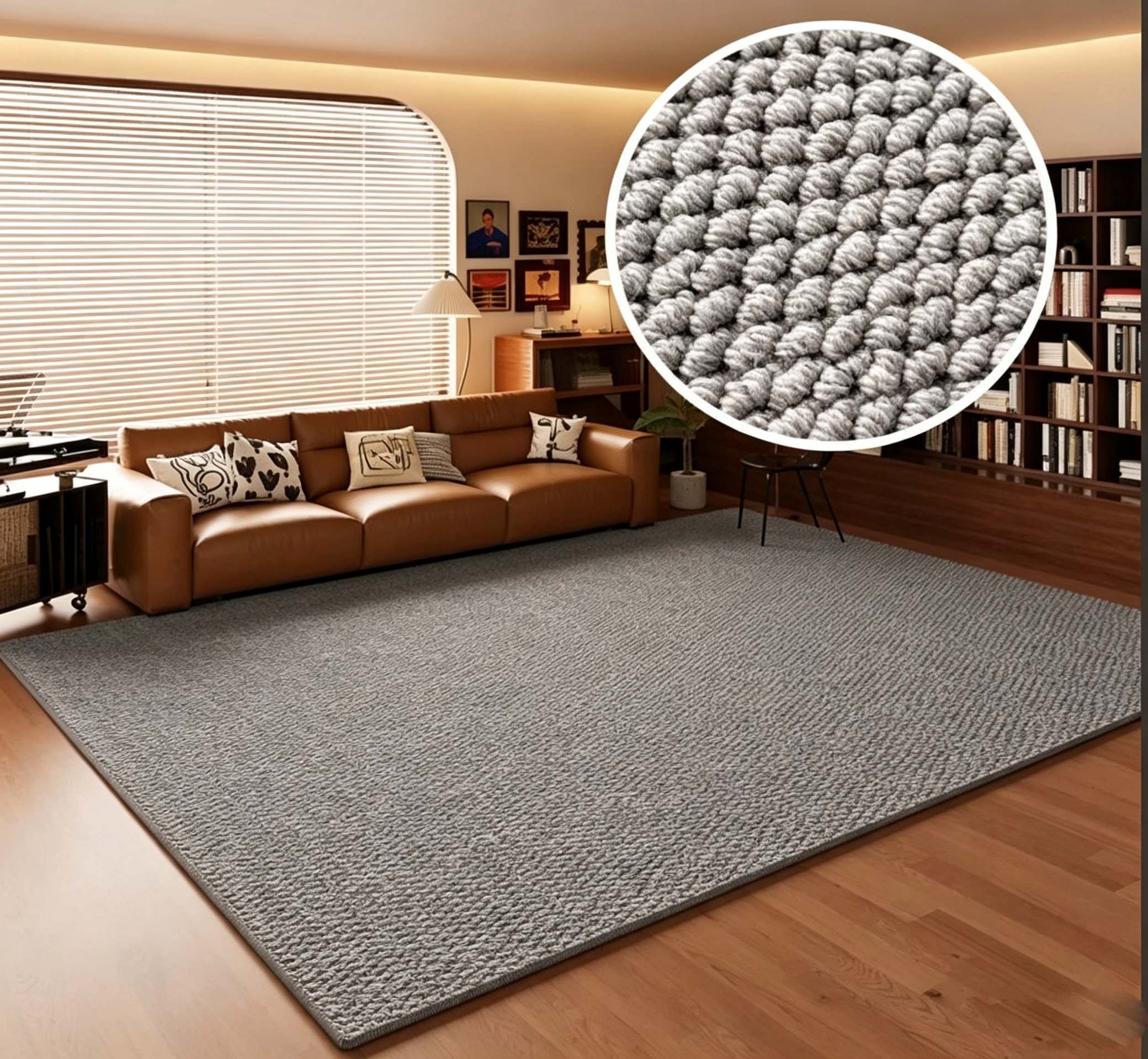 Solid Color Faux Sisal Mat