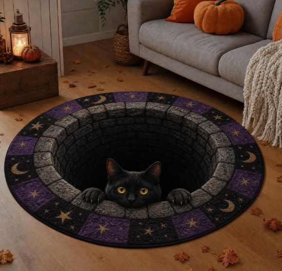 Halloween Round Rug