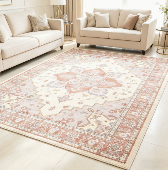 American‑Style Rug with Felt & Silicone Backing