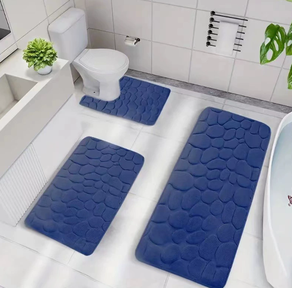 Coral Fleece Bathroom Mat
