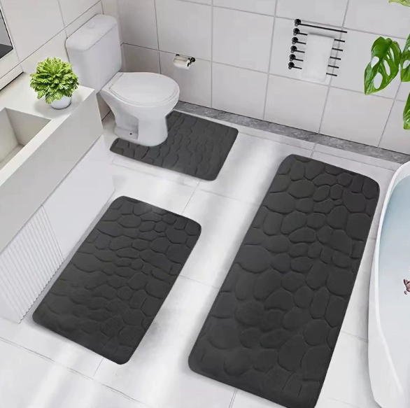 Coral Fleece Bathroom Mat