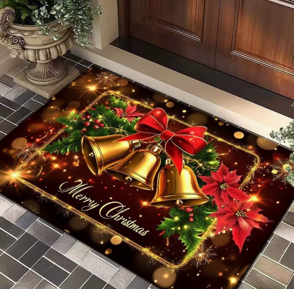 American‑Style Christmas Entrance Doormat