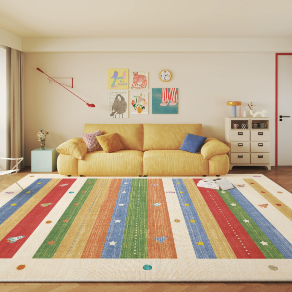 Crystal Velvet Living Room Rug