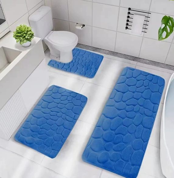 Coral Fleece Bathroom Mat