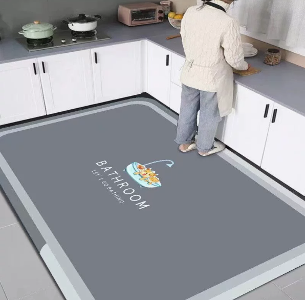 Large‑Area Full‑Lay Diatomite Non‑Slip Mat