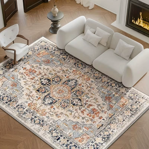 American Persian‑Style Faux Cashmere Washable Rug