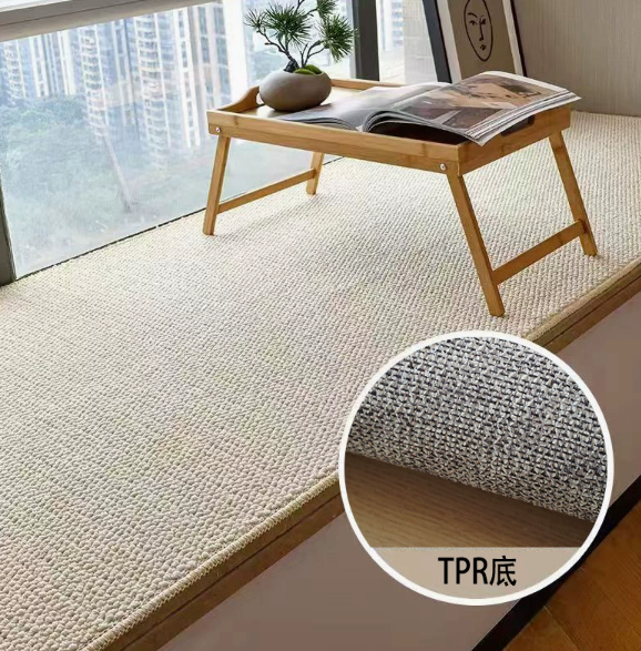 Sisal‑Look Bay Window Cushion