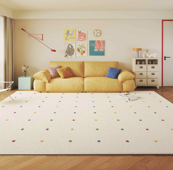 Crystal Velvet Living Room Rug