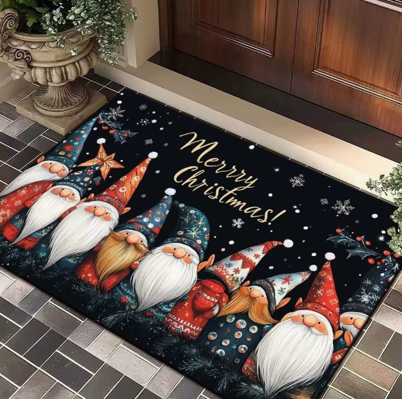 American‑Style Christmas Entrance Doormat