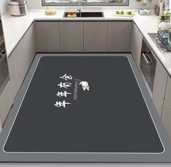 Large‑Area Full‑Lay Diatomite Non‑Slip Mat