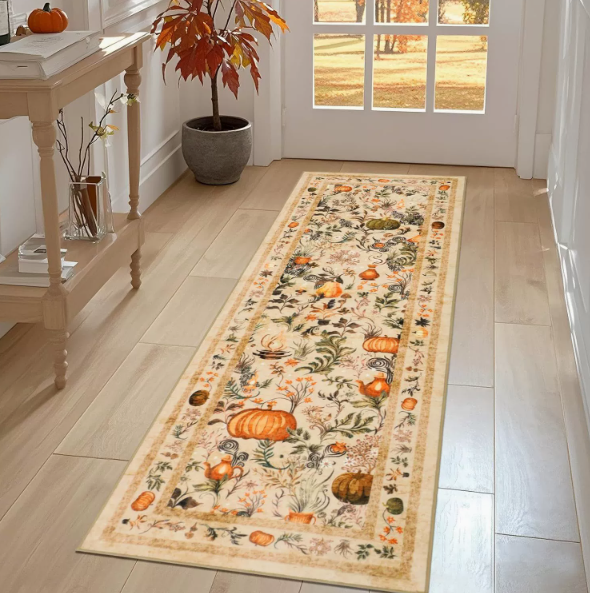Faux Cashmere Washable‑back Rug