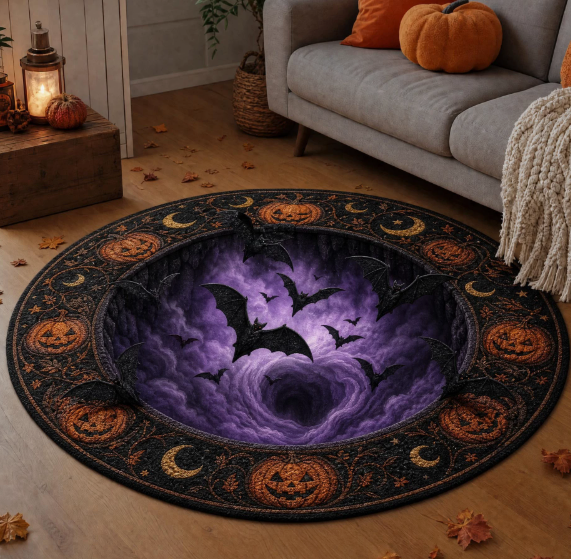 Halloween Round Rug