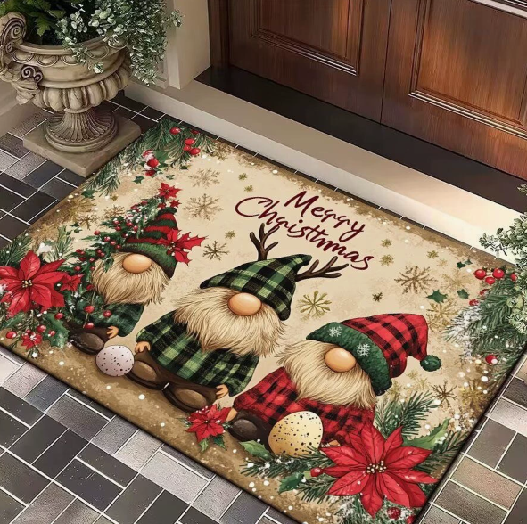 American‑Style Christmas Entrance Doormat