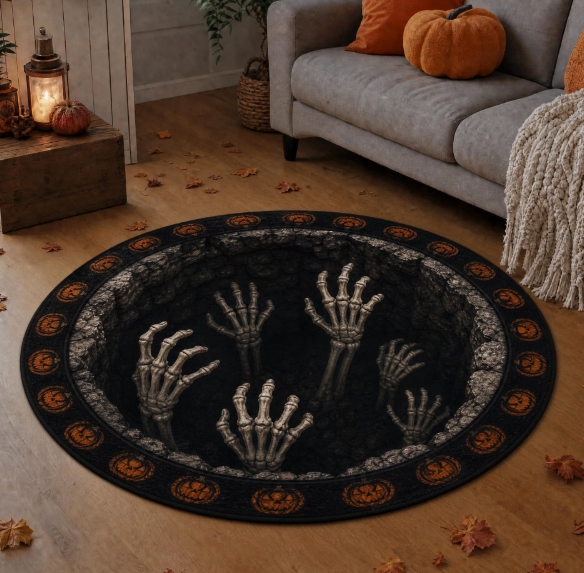 Halloween Round Rug