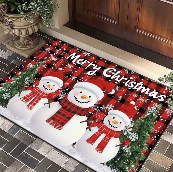 American‑Style Christmas Entrance Doormat