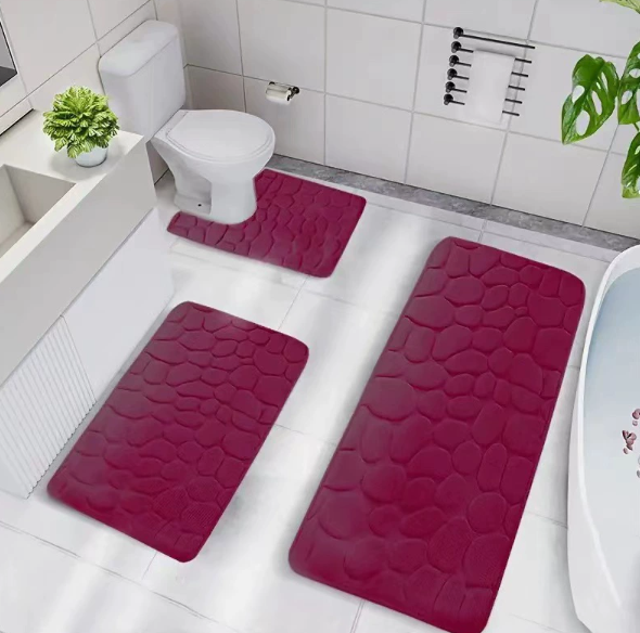 Coral Fleece Bathroom Mat