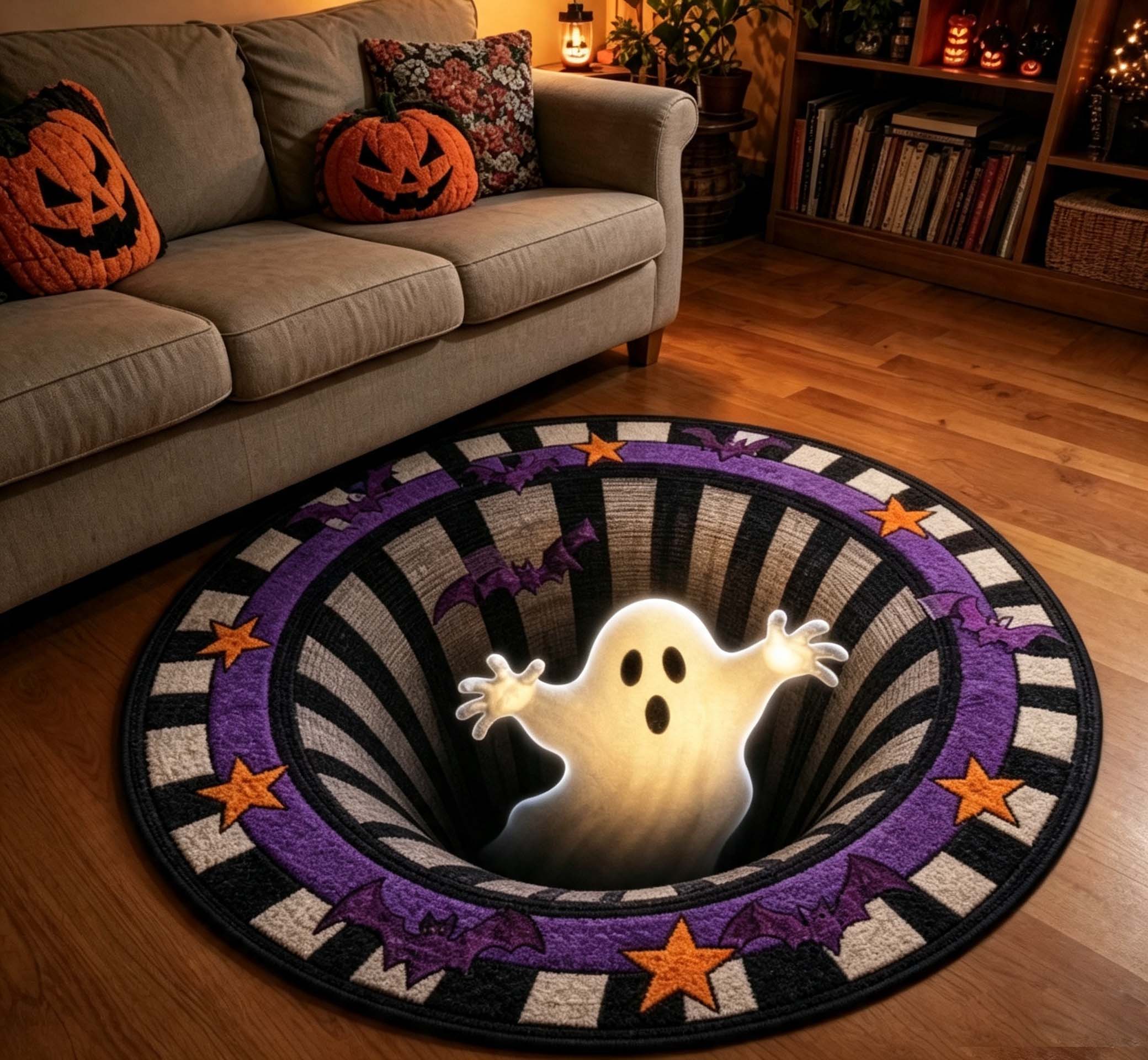 Halloween Round Rug