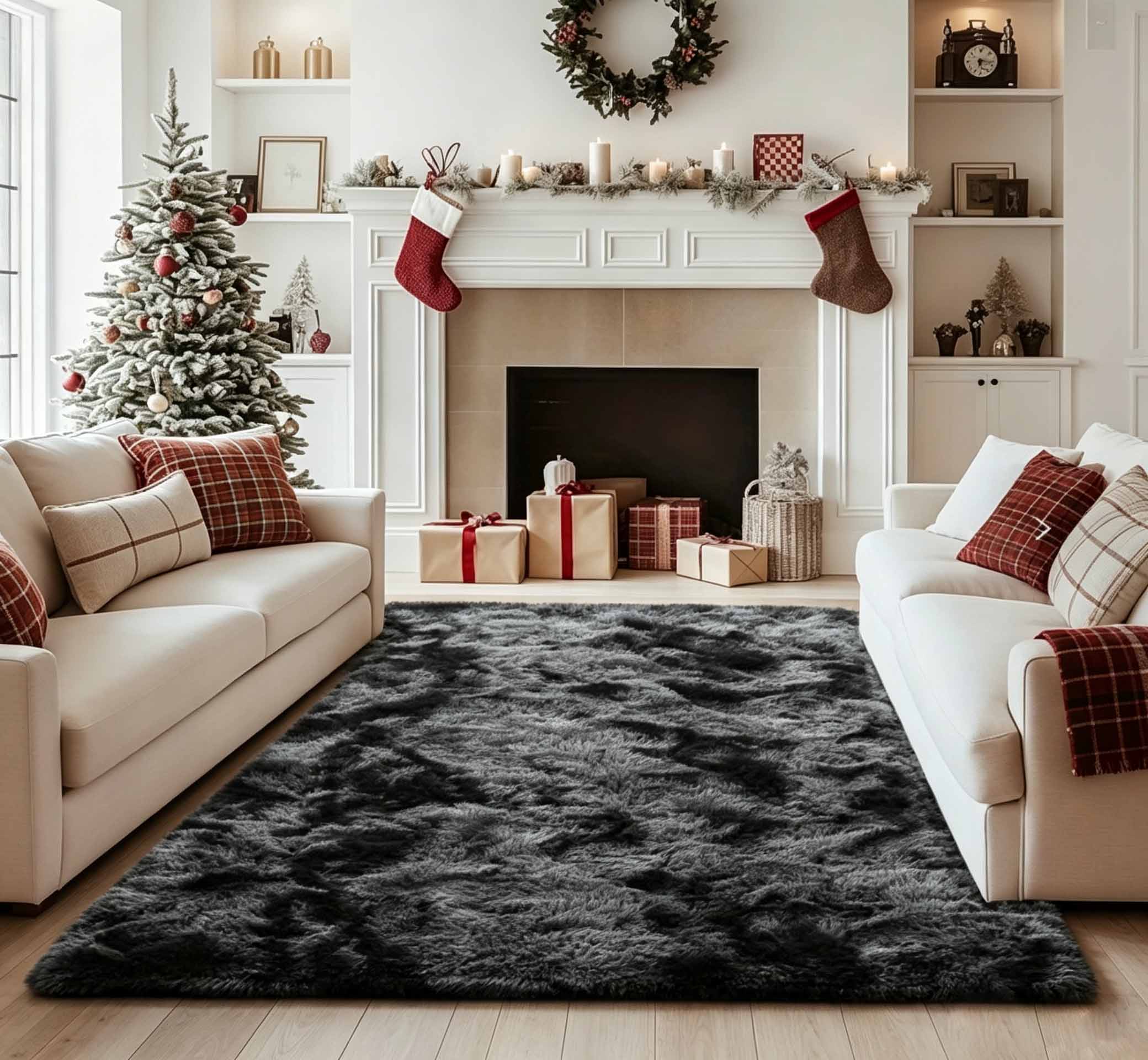 Silk‑wool Rug