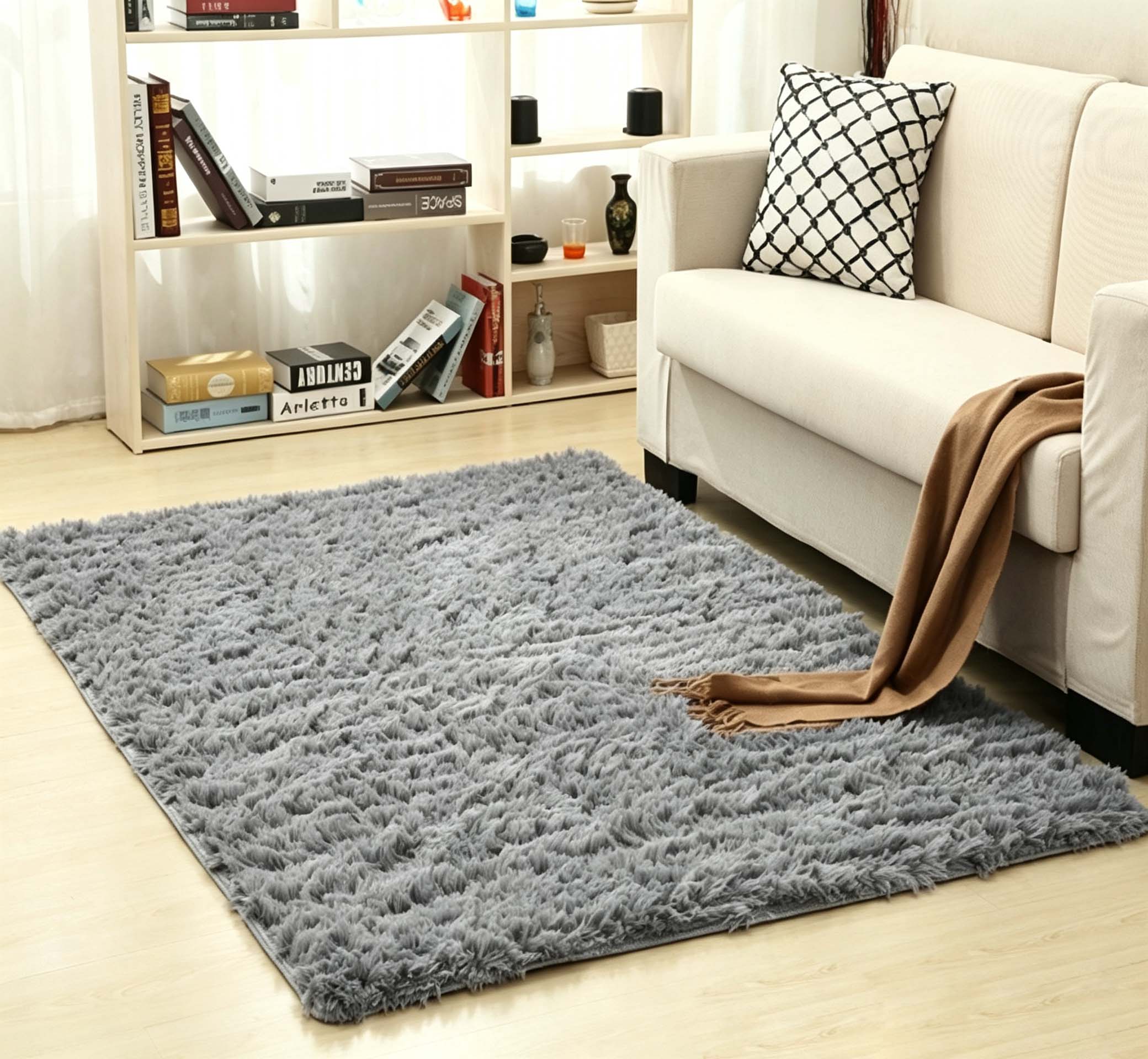 Silk Wool Living Room Rug