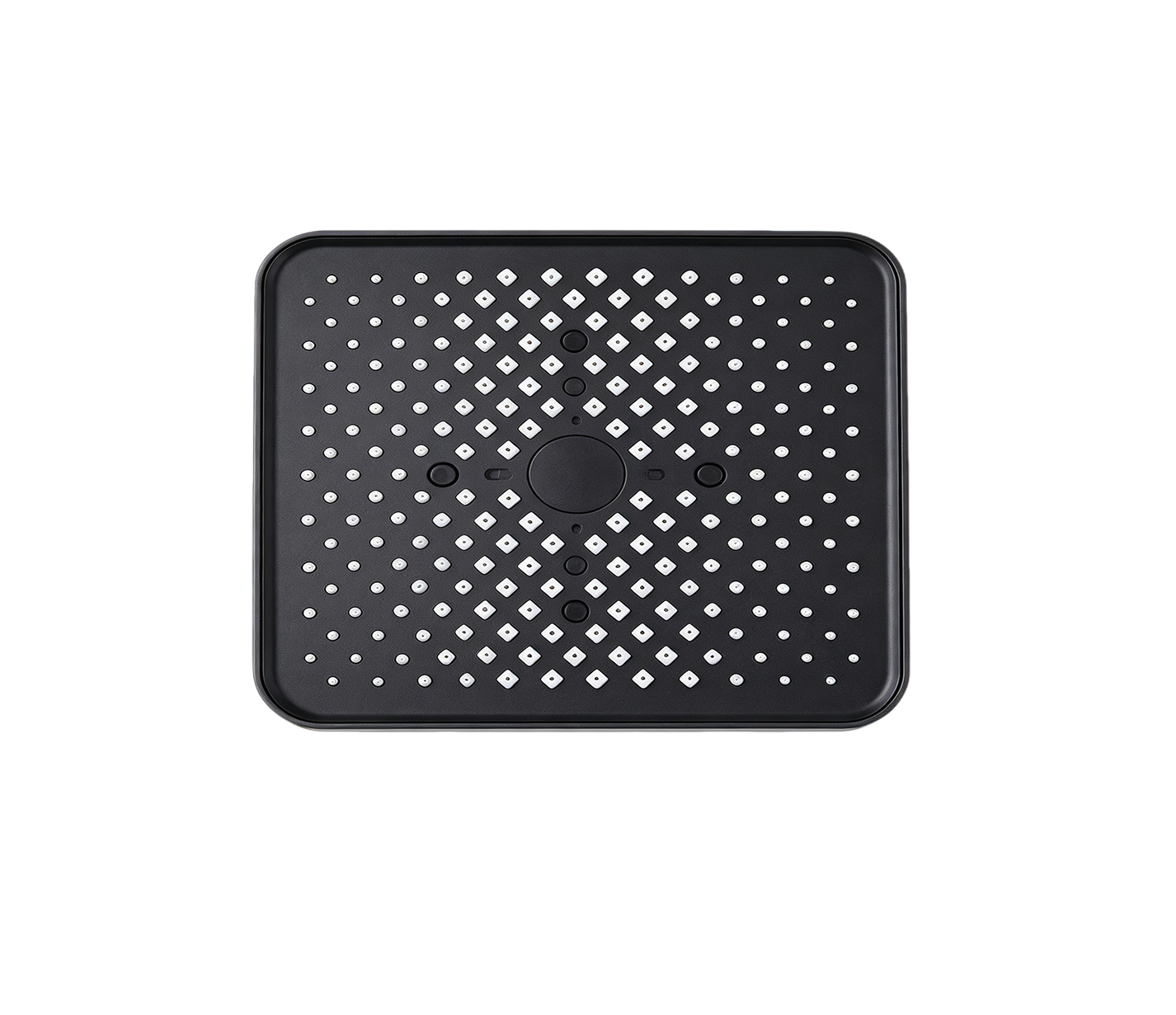 Matte Black Square Overhead Shower Head